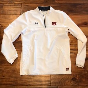 Men’s small under armour jacket - auburn